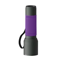 REEVES Taschenlampe REEVES-myFLASH 300, anthrazit/lila – Produktbild 1 von 1