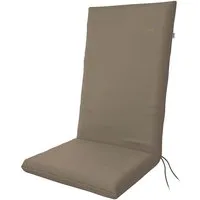 Doppler Auflage "NATURE" hoch, aus 100% R-PET, 119 x 48 x 6 cm, braun – Produktbild 1 von 1