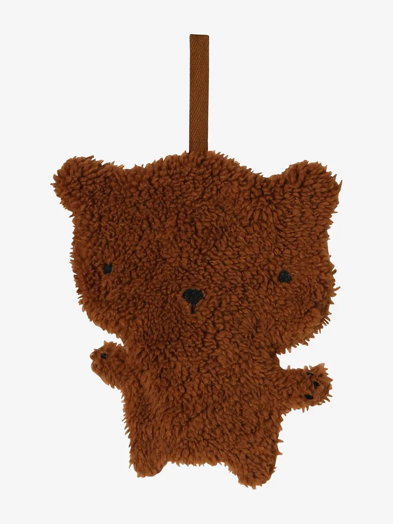 Vertbaudet Baby Schnullerkette mit Schmusetier pekannuss, Pekannuss, – Produktbild 3 von 4