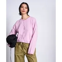JAN N JUNE JAN N JUNE Strickjacke ASAS GOTS, Light orchid, – Produktbild 1 von 1