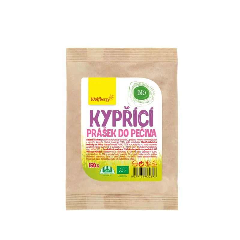 Wolfberry Wolfberry BIO Backpulver 150 g – Produktbild 1 von 1