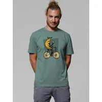 watapparel watapparel T-Shirt Unisex Banana Rider, Green bay, – Produktbild 1 von 1