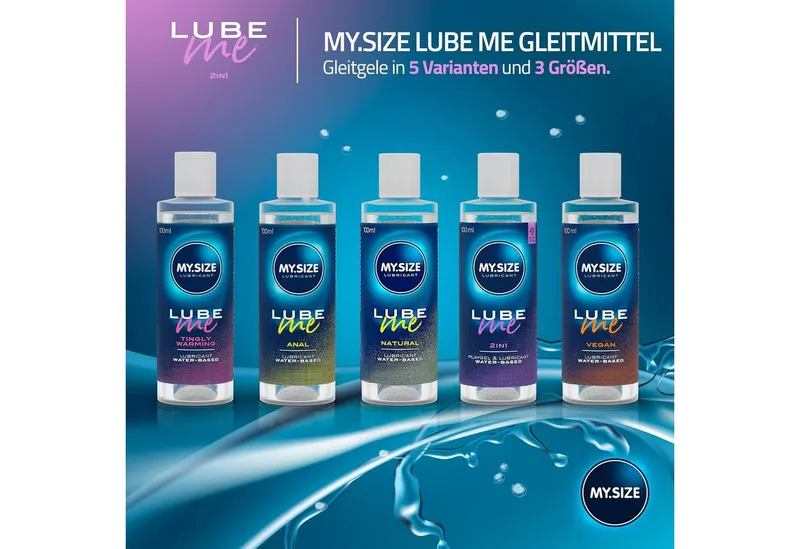 MY.SIZE Gleit- & Massageöl Lube Me 2-in-1, Liebesöl und Gleitmittel, angenehme Textur, pflegend, mit Aloe Vera – Produktbild 4 von 5