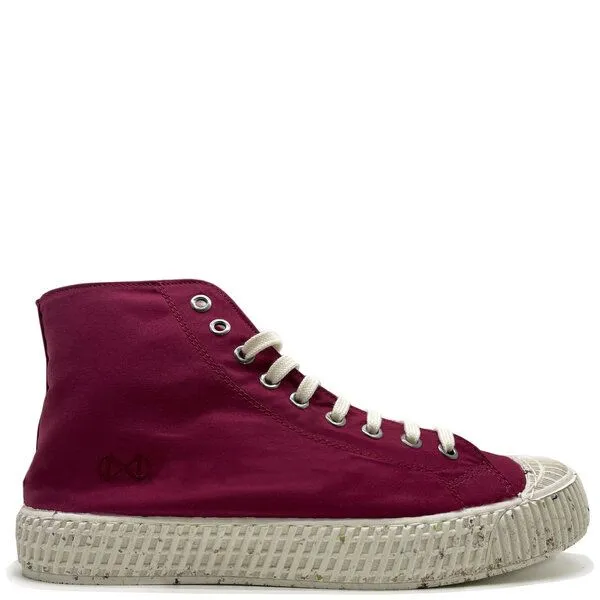 nat-2 Veganer Sneaker nat-2 Mono ETA waterproof aus Biobaumwolle, Wine (rot), – Produktbild 1 von 4