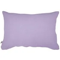 Hutch Putch Hutch&Putch Musselin Kopfkissenbezug - Kissenhülle - 100% Bio-Baumwolle - Handmade in Germany, Lavendel, – Produktbild 1 von 1