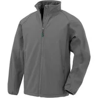 Result Genuine Recycled Result Genuine Recycled Herren Men Atmungsaktive Softshell - Jacke mit Stehkragen bis Gr. 3XL, Grau (workguard), – Produktbild 1 von 1