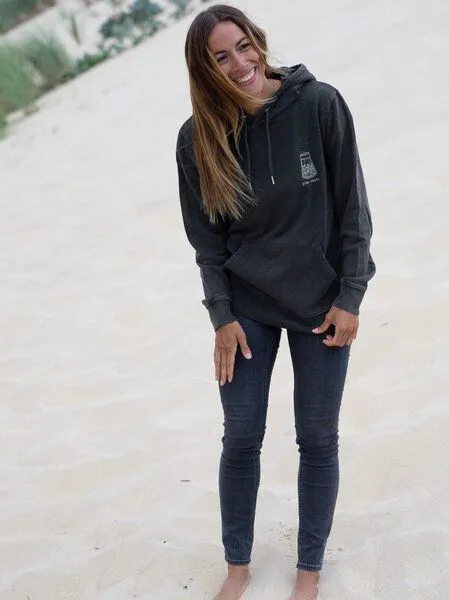 FUXBAU FUXBAU Stay Salty Hoodie - salzschwarz, Salzschwarz, – Produktbild 3 von 4