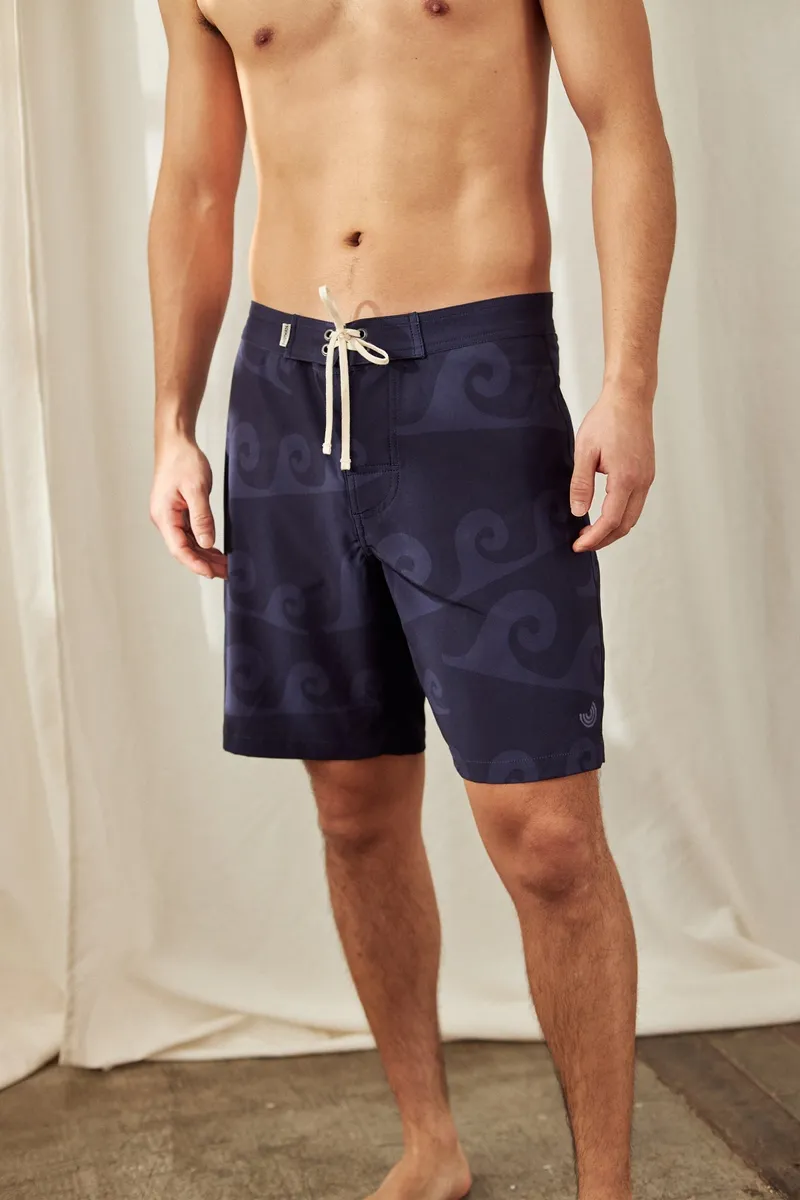 TWOTHIRDS TWOTHIRDS Herren vegan Shorts Signal Ocean Blue, Extra dunkelblau, – Produktbild 1 von 2