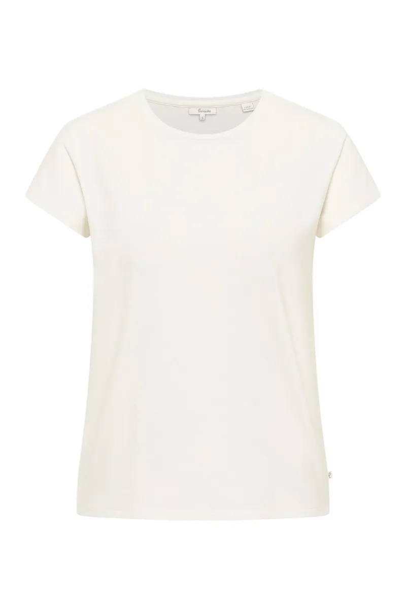 Tranquillo Jerseyshirt Manaa aus Tencel™ - white / S – Produktbild 1 von 2