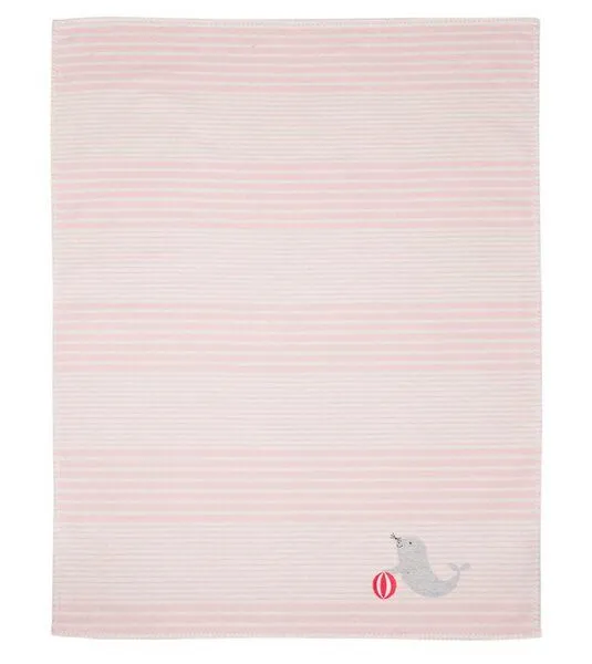 david fussenegger david fussenegger Babydecke Robbe, Rosa, – Produktbild 1 von 4