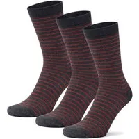 Opi and Max Opi and Max Socken Fuer Herren 12 Paar Bio-Baumwollsocken (98%) GOTS-zertifiziert Opi & Max, Rot, – Produktbild 1 von 1