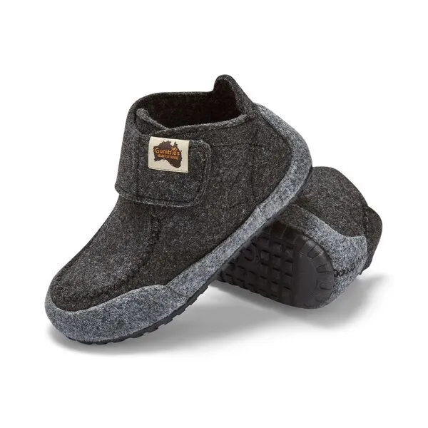 Gumbies Gumbies Quokka - Nachhaltige Hausschuh-Stiefel für Damen und Herren, Grau, – Produktbild 1 von 5