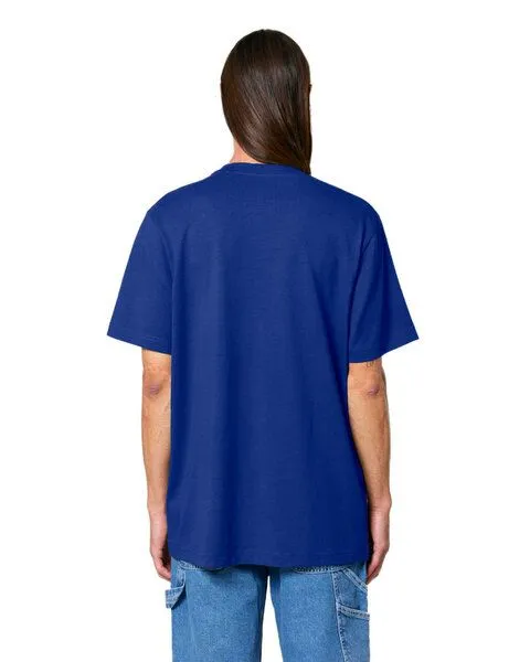 YTWOO YTWOO Nachhaltiges schweres Unisex T-Shirt, Blau, – Produktbild 4 von 4