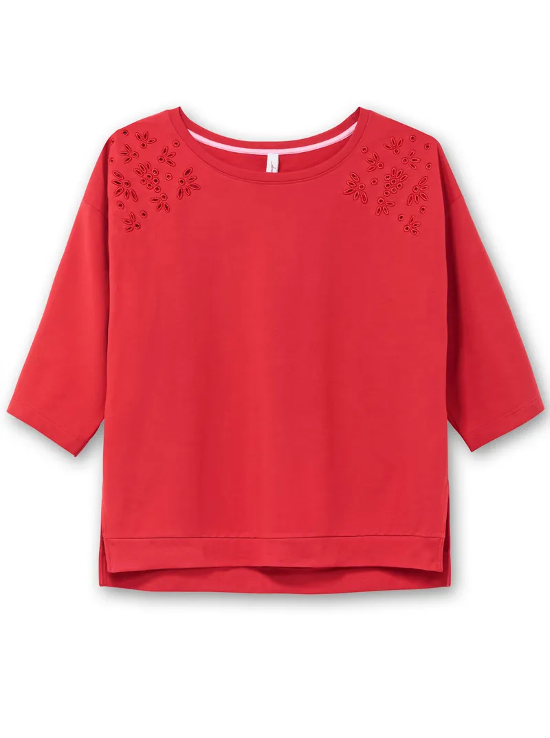 sheego sheego Sweatshirt erdbeere, Erdbeere, – Produktbild 1 von 2
