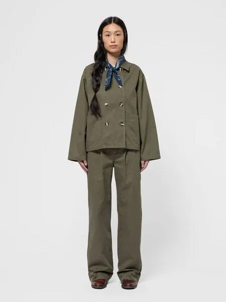 Nudie Jeans Nudie Jeans Bibbi Workwear Jacket Olive – Produktbild 1 von 4