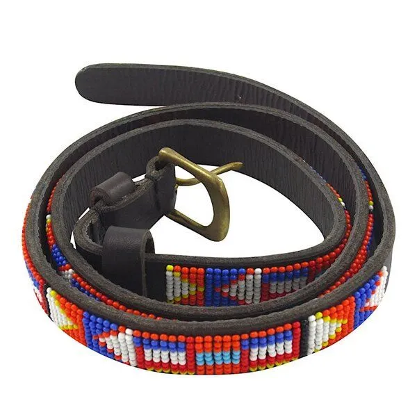 Zinj Design Zinj Design Massai Ledergürtel - Marakwet Kenia -Skinny – Produktbild 2 von 4