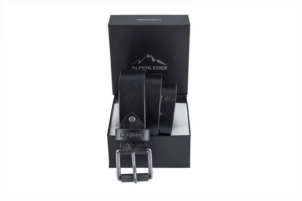 Alpenleder Alpenleder Gürtel SCHIEFER – Produktbild 2 von 4