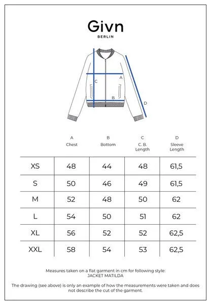 Givn Berlin Givn Berlin Workwear-Jacke GBMATILDA aus Bio-Baumwolle, Blau, – Produktbild 3 von 3