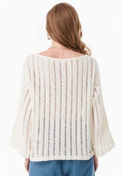 ORGANICATION ORGANICATION Bluse aus Bio-Baumwolle, Natural, – Produktbild 4 von 4
