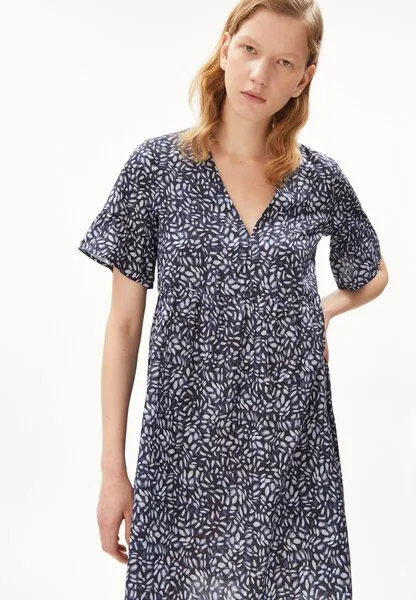 ARMEDANGELS ARMEDANGELS AAINO WATER DOTS - Damen Webkleid mit 100% carbon-zero TENCEL Faseranteil, Night sky, – Produktbild 1 von 4