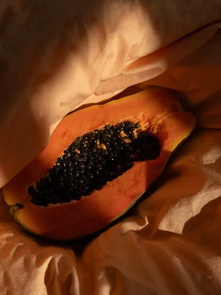 erlich textil erlich textil Fred Kopfkissenbezug aus weicher Bio-Baumwolle, made in Europe, Papaya, – Produktbild 6 von 8