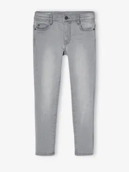 Vertbaudet Vertbaudet Jungen Slim-Fit-Jeans Hüftweite REGULAR Bundweite verstellbar er denim – Produktbild 1 von 1
