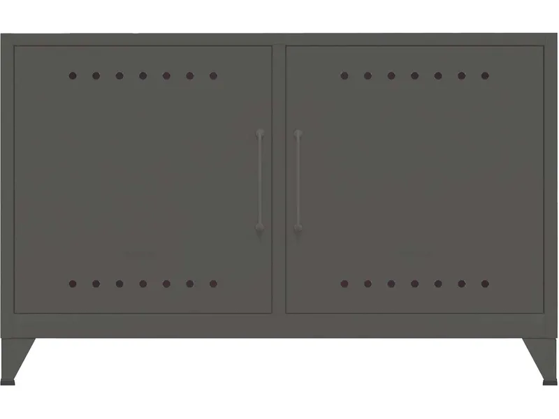 Bisley Bisley Sideboard "Fern" 1 Fachboden, Anthrazitgrau, – Produktbild 1 von 1