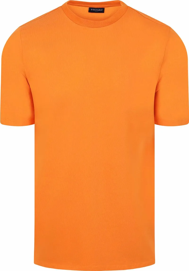 Suitable Suitable Respect T-shirt Tim Orange - Größe L, Orange, – Produktbild 1 von 5