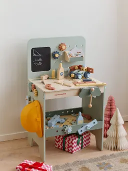 Vertbaudet Vertbaudet Werkbank mit Zubehör aus Holz FSC® für Kinder – Produktbild 1 von 1