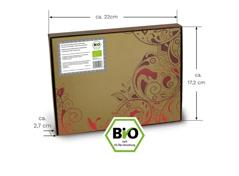 Creano Tee Bio Teemischung 24er Geschenkset „ORGANIC TEA BLEND“ 24 Bio-Teebeutel*, 1 x 24 St. – Produktbild 2 von 5