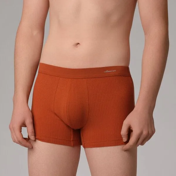 comazo|earth comazo|earth Fairtrade Trunks Single Jersey mit Nadelzug | GOTS zertifiziert, Zimt, – Produktbild 1 von 4