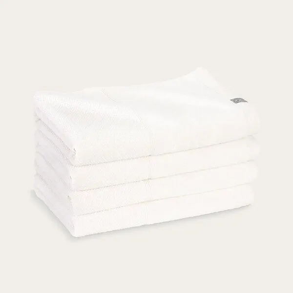 Kushel Towels Kushel Towels The Hand & Hair Set - Handtuchset aus Biobaumwolle und Holzfaser, Cloud white, – Produktbild 1 von 4