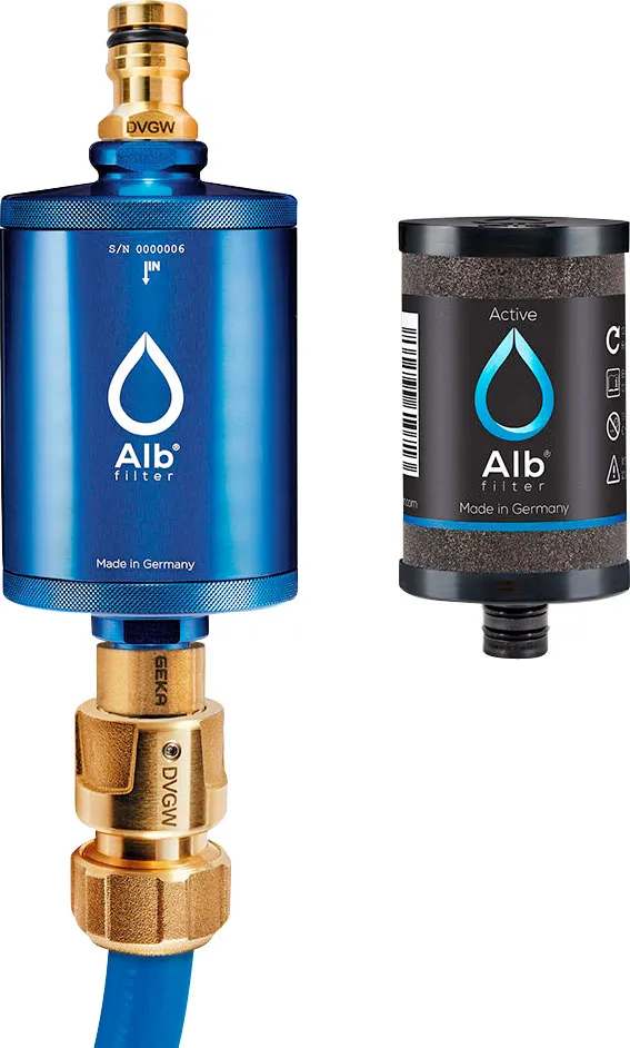 Alb Filter Alb Filter MOBIL Active Trinkwasserfilter - Mit GEKA Anschluss, Blau, – Produktbild 1 von 2