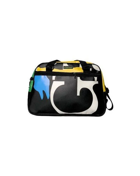 DEMANO DEMANO Travel Bag Hergestellt aus Recycelten Bannern Foixarda, Schwarz, – Produktbild 3 von 4