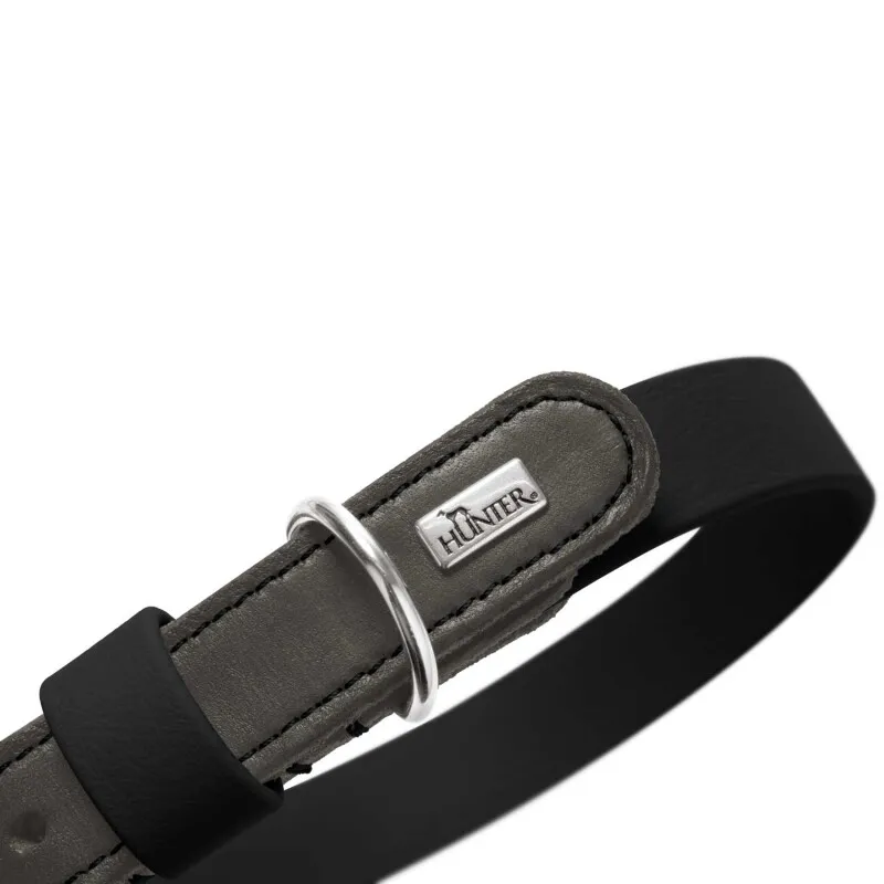Dog Sport Dog Sport HUNTER Hundehalsband wolmar biothane x leder blau XS-S, Blau, – Produktbild 1 von 2