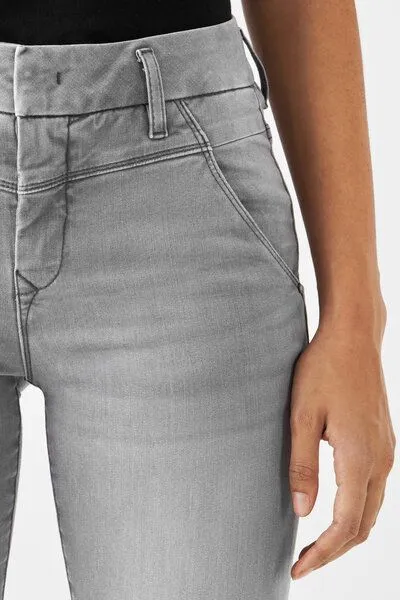 DAWN Damen Jeans SUN UP Powerstretch Design Details DAWN Bio-Baumwolle, Blue, – Produktbild 5 von 5