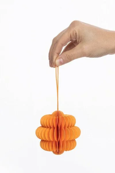 Tranquillo Papieranhänger ORANGE BUMP - orange – Produktbild 3 von 3