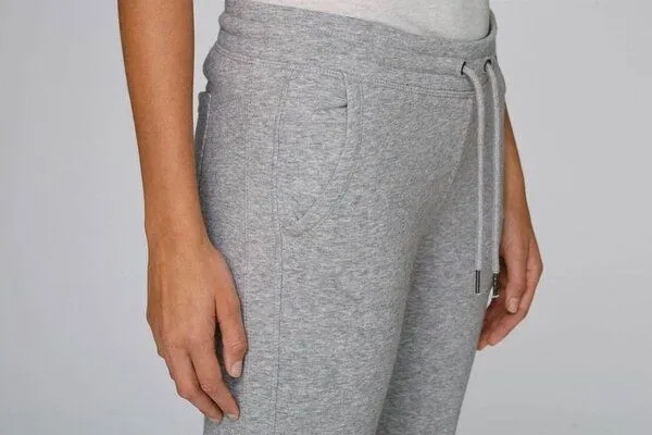 UNIPOLAR Unipolar Damen Basic Jogginghose Tracy Slim Fit, Grau meliert, – Produktbild 8 von 8
