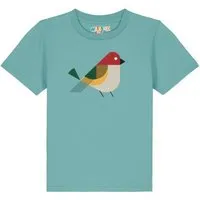 watabout kids watabout.kids T-Shirt Kinder Vogel, Teal monstera, – Produktbild 1 von 1