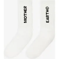 MoEa MoEa Socks - Mother Earth - White, Brown, – Produktbild 1 von 1