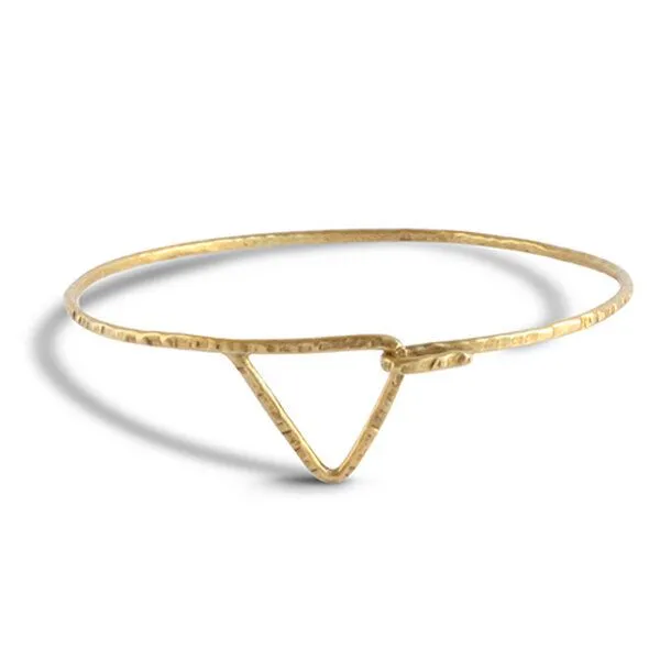 ting goods ting goods Armreif Triangle, Messing, – Produktbild 1 von 3