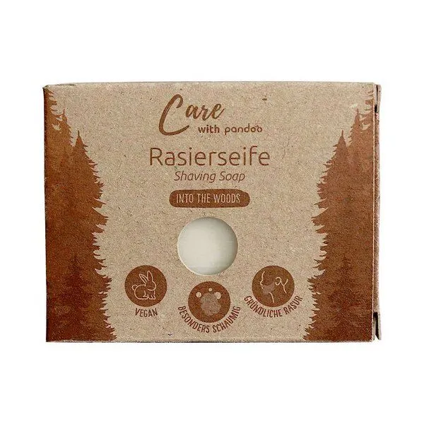 pandoo pandoo Feste Rasierseife - Dreamy Care | Into the woods - 100g – Produktbild 2 von 6