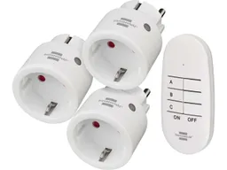 Brennenstuhl brennenstuhl Mini-Funkschalt-Set, Steckdosenadapter mit Funkempfänger, weiß – Produktbild 1 von 1