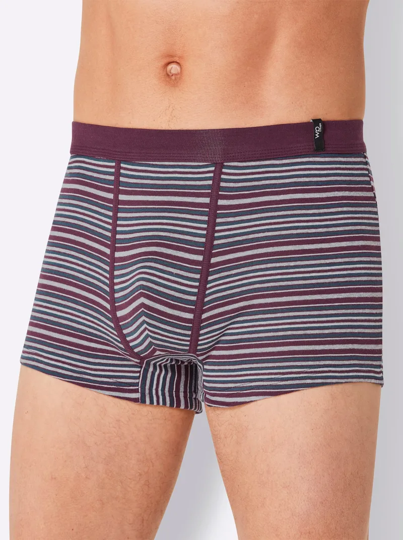 wäschepur men Pants topas + dunkelblau + burgund, Topas + dunkelblau + burgund, – Produktbild 1 von 3