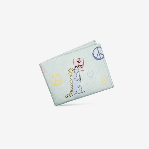 paprcuts paprcuts RFID Portemonnaie, No war (hellblau), – Produktbild 1 von 4