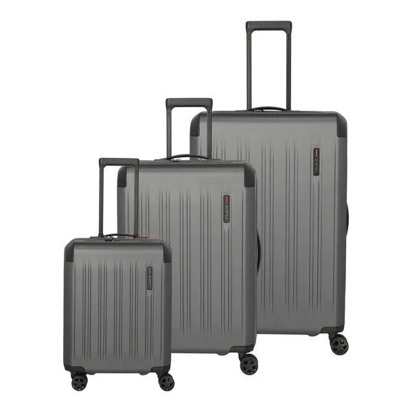 Travelite Travelite Dynamiic 3-tlg. Koffer-Set, Grau, – Produktbild 1 von 2
