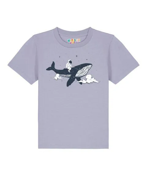 watabout.kids watabout.kids T-Shirt Kinder Spacewhale, Lavender, – Produktbild 1 von 2