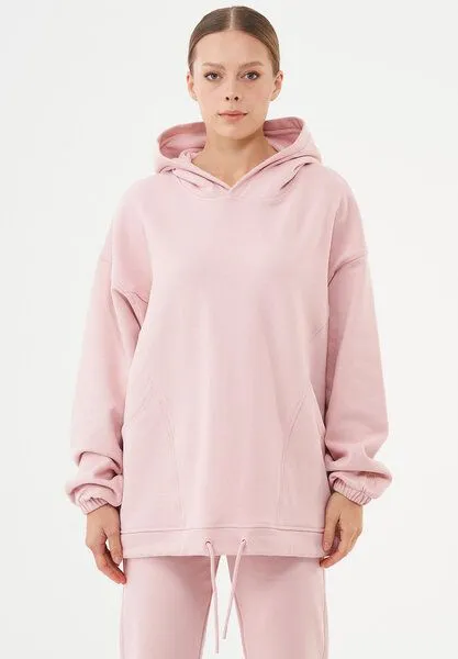 ORGANICATION ORGANICATION ESSENTIALS-HANDE- Soft Touch Oversize Hoodie aus Bio-Baumwolle, Dusty pink, – Produktbild 1 von 4