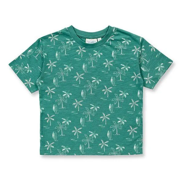 Sense Organics Sense Organics Kinder T-Shirt, Modell ANTON, Palmendruck, – Produktbild 1 von 2