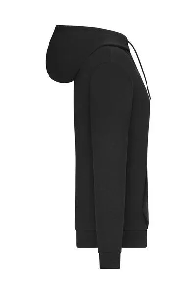 Daiber Daiber Herren Pullover Kängurutasche Ärmeltasche Kapuze, Schwarz, – Produktbild 3 von 3